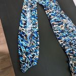 Laundry by Shelli Segal  Tan and Blue Shift Dress Size 2 Wedding Guest Dress Photo 4