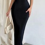 SheIn Strapless Dress Photo 3