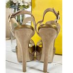 Fendi Suede Sandal Platform Stilettos Photo 4