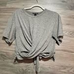 Mind Code Gray Crop Top Photo 0