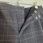 Nine West Gray Plaid Curvy Barely Bootcut Pants Photo 4