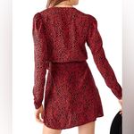 Free People NWT  Kinsley Wrap Dress, black combo Photo 1