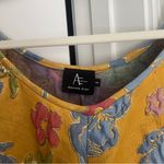 Arianne Elmy Yellow Jacquard Good Luck Dress Floral Long Sleeve Dress Photo 2