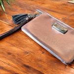 Victoria's Secret VICTORIA’S SECRET Pink Metallic Wristlet Clutch with Tassel Photo 8