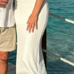 Princess Polly White strapless midi dress Photo 0