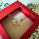 Argento Vivo  ring Adjustable A Initial Ring NEW in box sterling silver gold tone Photo 0