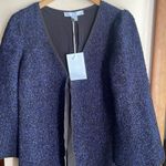 Hill House The Lou Lou Duster Jacket Midnight Tweed Photo 3