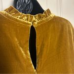 Boden Velvet Mustard Gold Adora Knee Length High Neck Dress US 12L $140 EUC Size 12 Photo 10