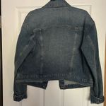 Old Navy Jean Jacket Dark Wash Womens Large Photo 4