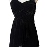 EXPRESS Y2k Black Velvet Babydoll Top Sz 0 Whimsigoth Witchy Fairy Grunge Flowy Photo 0