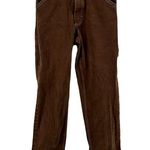 Brandy Melville J. Galt Crispina Carpenter Jeans High Straight Brown S 27x33 Photo 1