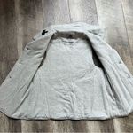 Disney Parks Faux Leather Minnie Embroidered Vest LOVE Sequins Black Grey XS Photo 5