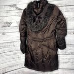 Nautica  Brown Puffer Parka Coat With Hood Sm Photo 1