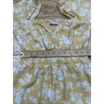 Abercrombie & Fitch Babydoll Dress Smocked Yellow Floral Size M Y2K Cottagecore Photo 12