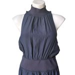 NWT, CINQ À SEPT Fern Sleeveless Mini Dress, Navy, Sz XL Blue Photo 6