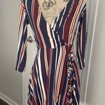 Rue 21 Asymmetrical Striped Dress - Navy, Red, White Photo 0