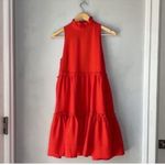 Elliatt  Sonnet Mod Mock Ness Dress Swing Poppy Red Anthropologie Photo 3