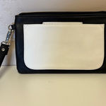 Charming Charlie Black and White Wristlet Clutch Photo 0