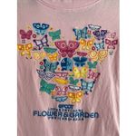 Disney Parks Womens Small Pink Epcot International Flower Garden Festival 2024 T Photo 1