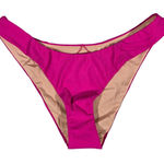 J.Crew J. Crew Curved-waist cheeky bikini bottom Radiant Fuchsia S NWT Photo 0