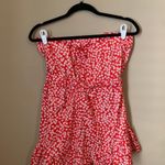 Princess Polly Vinca Strapless Playsuit Red Photo 3