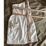 Sexy Women / Junior L White Midi Dress Party Club Ball Gown Photo 7