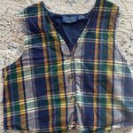 Vintage Willow Ridge Button Down Sweater Vest Size XL Navy Blue Academia‎ Preppy Photo 1
