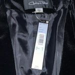 Elegant Black Velvet Blazer Size 10 Photo 1