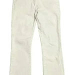 3x1  NYC Crop Boot With Raw Hem White Tear Denim Jeans Size 31 Straight Mid $225 Photo 0