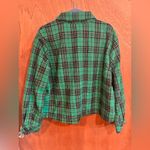 Les Soeurs NWT Le‎ Soeurs Green Plaid Jacket size L Photo 2