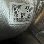 Vans  white perforated slip on sneakers men’s 6 women’s 7.5 Photo 5