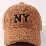 Womens Cozy NYC Fleece Baseball Cap, Adjustable, Warm Tan Brown Photo 0