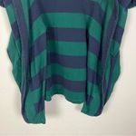 Koche Green/Blue Stripe Ruffle Sweater XS Photo 5