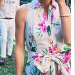 Vineyard Vines  Kentucky Derby Tiered Maxi Dress Photo 0