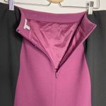 Halogen Black & Plum Purple Colorblock Career Pencil Straight Skirt Photo 4