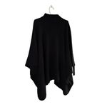 Carlisle  black sweater cape 100% wool! Size Medium/ Large Photo 1