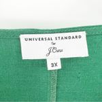 Universal Standard  x J. Crew Linen‎ Blend Top 3X Green Photo 5