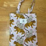 PrintFresh Pink Cheetah Print Cotton Travel Tote Bag Photo 0