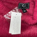 G by Giuliana NWT Size 2X Cranberry Cowl Neckline Eyelash Fuzzy Sweater Top Photo 3