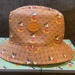 Gucci X DISNEY Vintage GG Supreme Monogram Mickey Mouse Bucket Hat M Photo 2