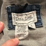 Live a Little  Jean Jacket. Size Large Photo 14