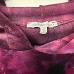 Charlotte Russe Tie-Dye Purple Crop Hoodie Photo 2