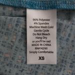 LuLaRoe  XS Julia Blue Abstract Print Fitted Dress Photo 6