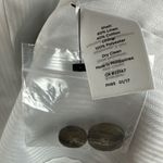 Talbots Womens One Button Blazer Size 16 Black White Gingham Plaid Linen Blend Photo 9