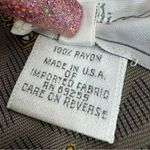 Calliope Vintage Jewel Damask Print Pleated Maxi Skirt Taupe 10 Tan Photo 10