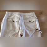 Tommy Hilfiger cropped carpenter pants cream size 6 Photo 7