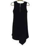 Calvin Klein  Black Sheath Dress Womens Size 6 Sleeveless Asymmetrical Hemline Photo 7
