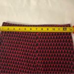 ZARA Trafaluc High Waist Maroon Tribal Geometric MIDI Pencil Skirt Size S Photo 4