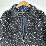 Apt. 9 New Leopard Print Pea Coat Sz S  Long Classic Topper‎ Animal Photo 1