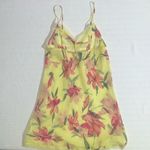 Vintage Carole Hochman Womens Y2K Coquette Babydoll Mesh Slip Dress Size S Yellow Photo 3